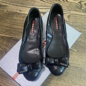 PRADA ballet flats - size 39/8.5